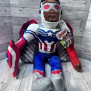 Marvel Avengers Heroic Plush with Red, Blue, and White 27in captain America